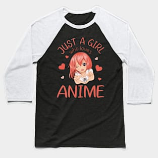 Japan Anime Girl Teen Girl Anime Merch Baseball T-Shirt